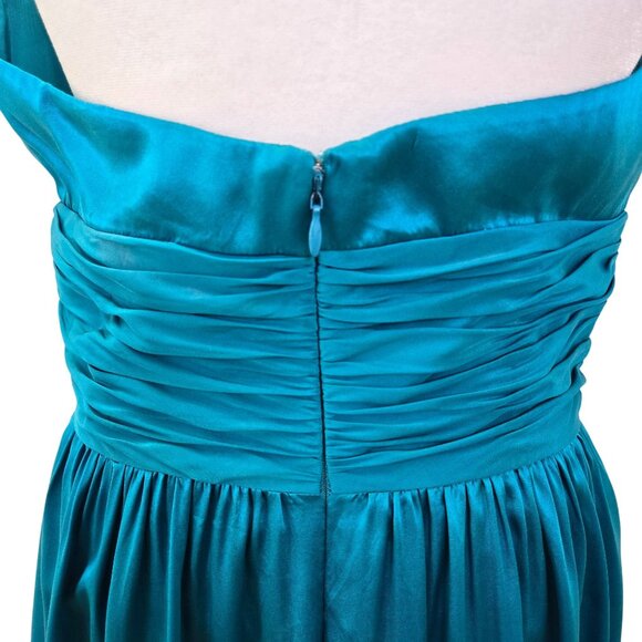 Cache 100% Silk Halter Style Cocktail Dress Size 8 - Picture 5 of 8